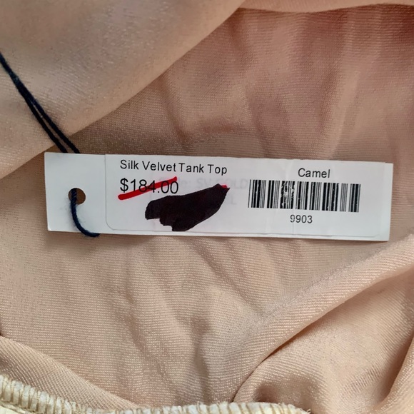 How & Wen Vintage Y2K Velvet Silk Cami Babydoll Top NWT - Picture 9 of 11